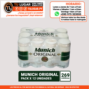 Cerverza  Munich original 269 Pack 12 - Por Mayor