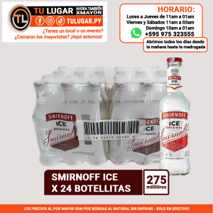 Smirnoff Ice pack x 24 botellas de 275ml al por mayor