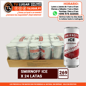 Smirnoff Ice pack x 24 latas de 269ml al por mayor
