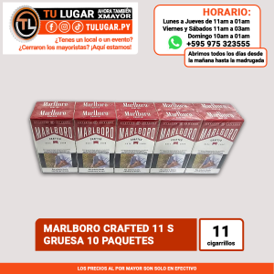 MARLBORO ARTESANAL TABACO REPOSADO 11 S  | Gruesa 10 paquetes