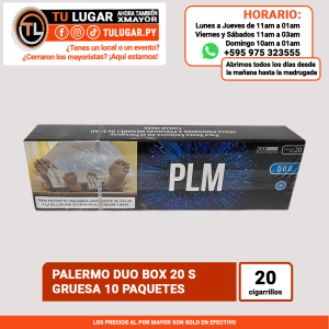 PALERMO DUO BOX 20 S | Gruesa 10 paquetes