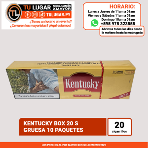 KENTUCKY BOX 20 S | Gruesa 10 paquetes