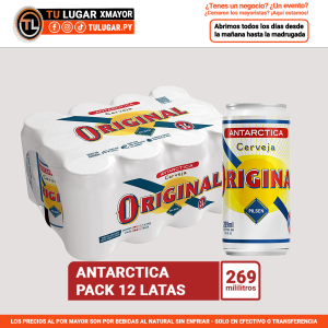 Cerveza Antarctica 269ml pack 12 latas al por mayor