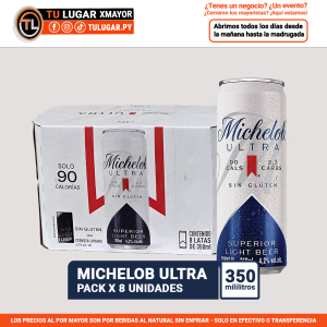 Cerveza Michelob ultra pack x 8 latas de 350ml Al Por Mayor