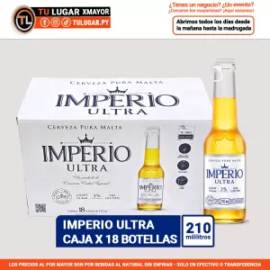 Imperio Ultra 210ml Caja 18 botellas - Al por mayor