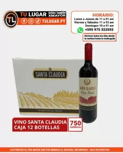 Vino Tinto Dulce Santa Claudia 750ml x 12