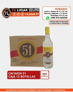 Cachaça 51 965ml x 12